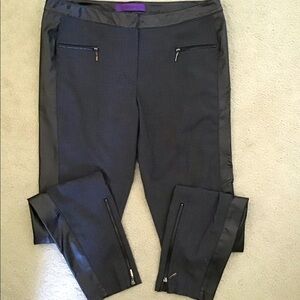 Forever 21 pants with faux leather detailing